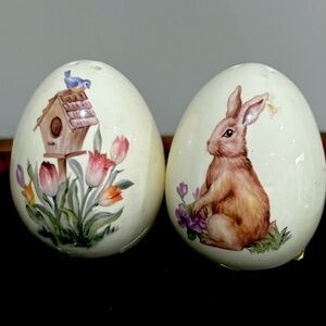 Easter Salt & Pepper Shakers Bunny Spring